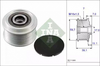 WILMINK GROUP wg1253634 -  Механизм свободного хода генератора